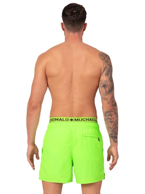 Muchachomalo Solid  neon green swimshort