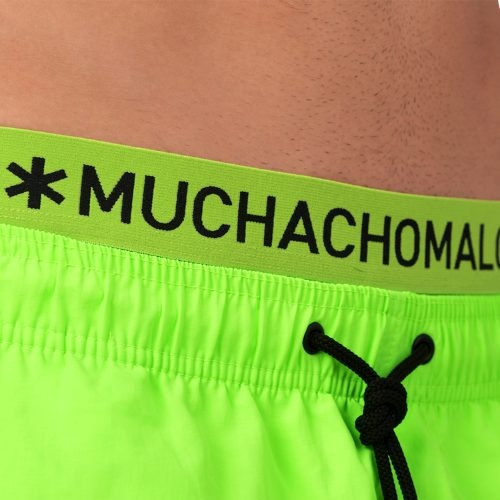 Muchachomalo Solid  neon green swimshort
