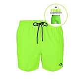 Muchachomalo Solid  neon green swimshort