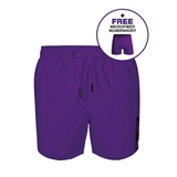 Muchachomalo Solid  purple swimshort