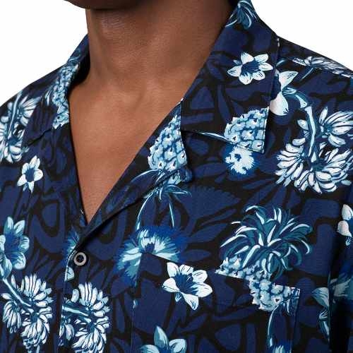 Muchachomalo Solid  navy blue blouse