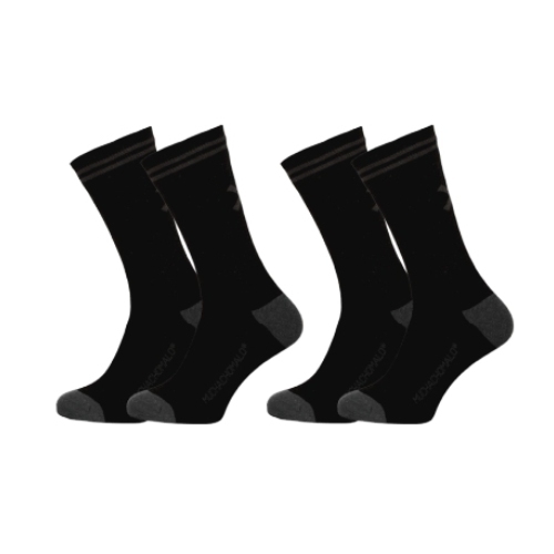 Muchachomalo Solid  black socks