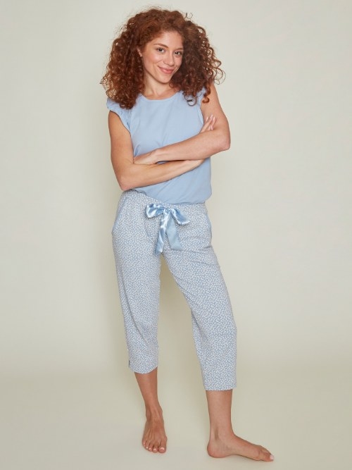 Charlie Choe Fresh Summer Nights blue pyjama pant