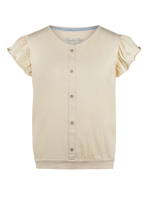 Charlie Choe Fresh Summer Nights off white sleep shirt