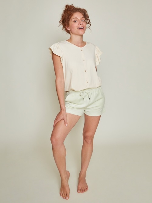 Charlie Choe Fresh Summer Nights off white sleep shirt