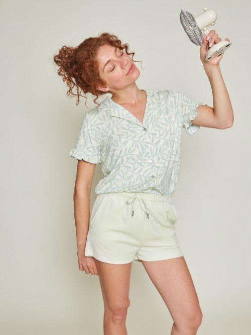 Charlie Choe Fresh Summer Nights green pyjama trouser