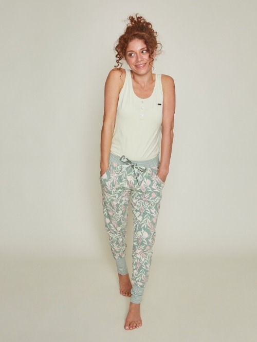 Charlie Choe Fresh Summer Nights green pyjama pant