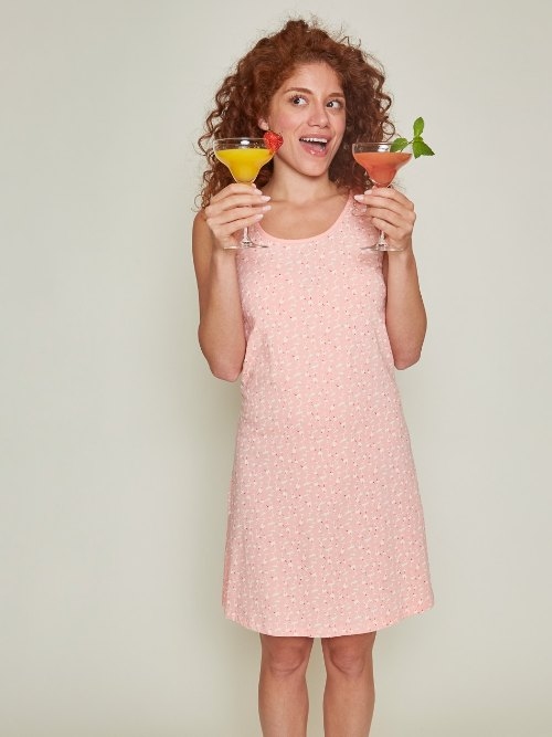 Charlie Choe Fresh Summer Nights pink nightdress