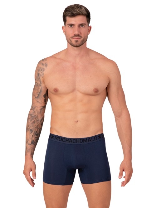 Muchachomalo Bamboo navy blue bamboo boxer short
