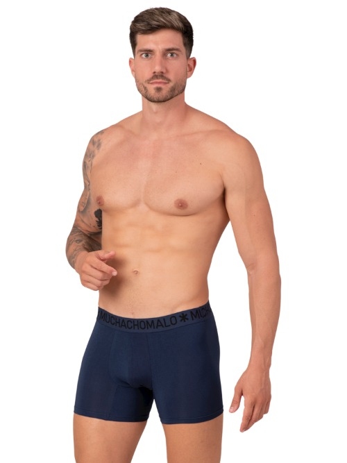 Muchachomalo Bamboo navy blue bamboo boxer short