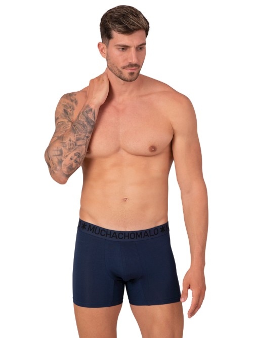 Muchachomalo Bamboo navy blue bamboo boxer short