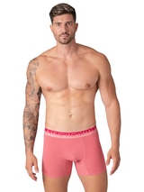 Muchachomalo Solid  black cotton boxer short