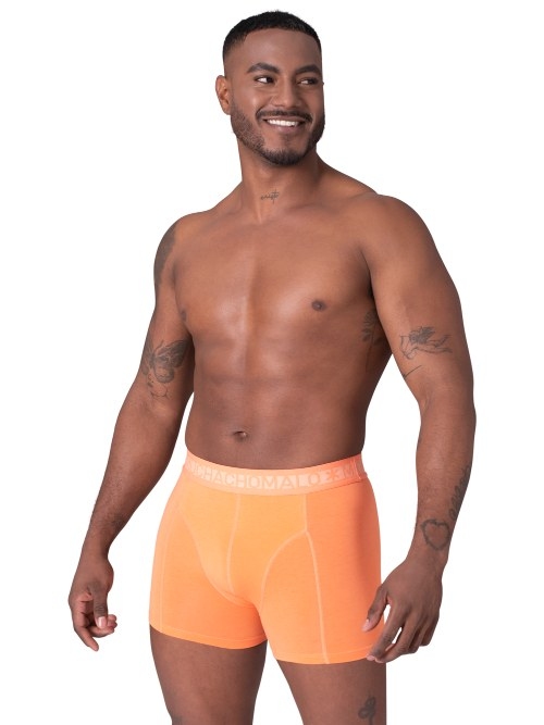 Muchachomalo Solid  orange boxer short