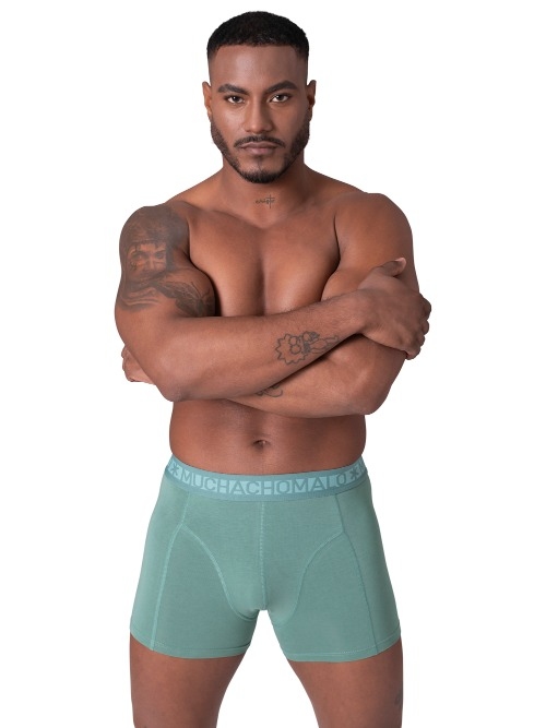 Muchachomalo Solid  orange boxer short