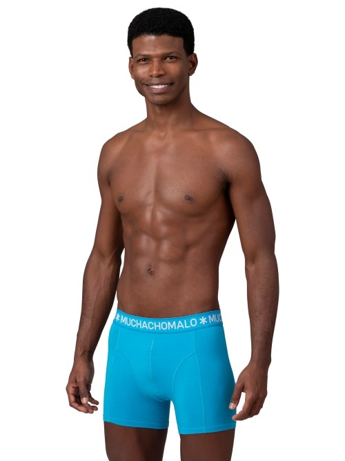 Muchachomalo Solid  blue/pink boxer short