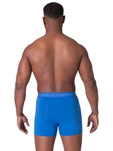 Muchachomalo Solid  black/blue boxer short