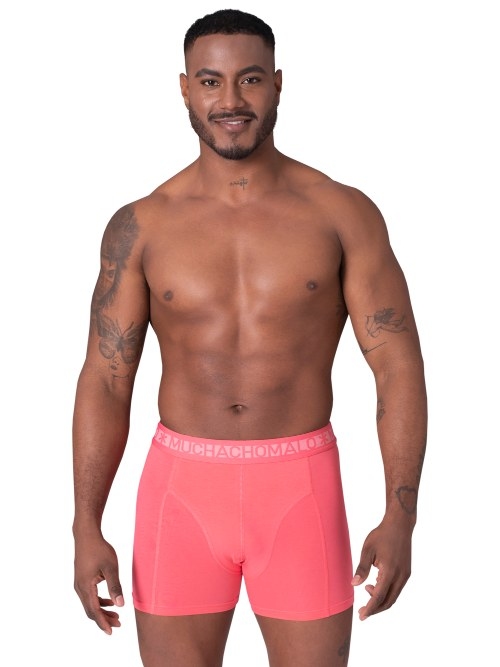 Muchachomalo Solid  green/pink boxer short