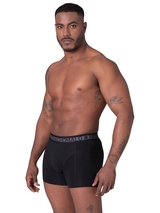 Muchachomalo Solid  black/blue boxer short