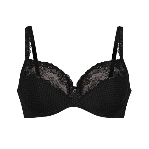 Rosa Faia Eloise black non-padded bra