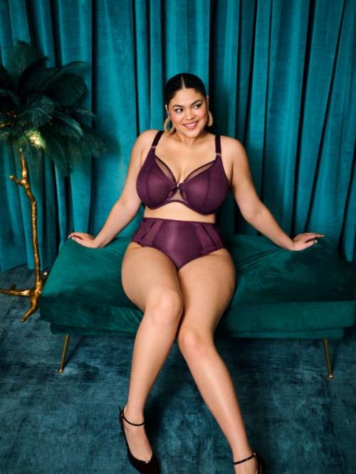 Elomi Kintai purple non-padded bra