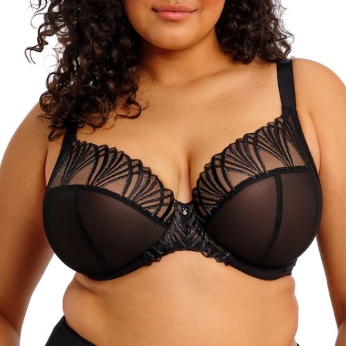 Elomi Reja black non-padded bra