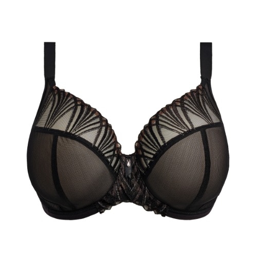 Elomi Reja black non-padded bra