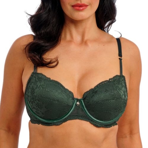 Wacoal Lingerie Natsuki Lace green padded bra