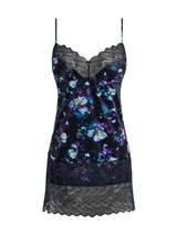 Fantasy Lingerie Lucia navy blue slipdress