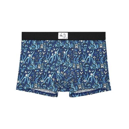 HOM Voyages blue boxer short