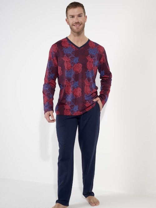 HOM Bouquet bordeaux pajama