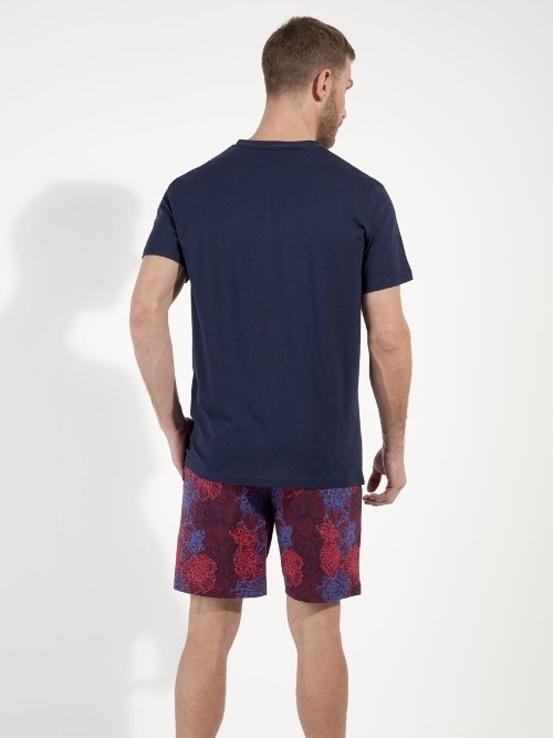 HOM Bouquet bordeaux pajama