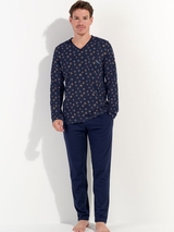 HOM Comfort  navy blue pajama
