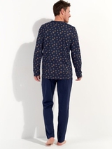 HOM Comfort  navy blue pajama