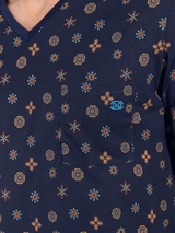 HOM Comfort  navy blue pajama