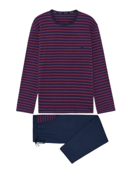 HOM Carson navy blue pajama