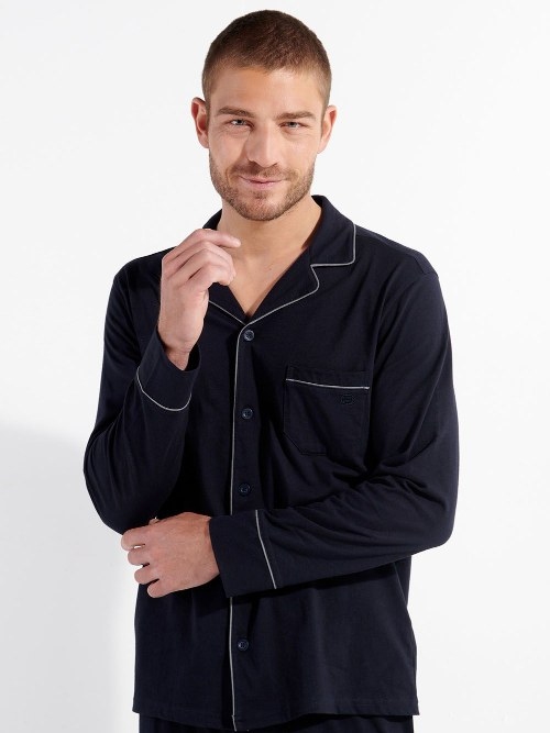 HOM Comfort  navy blue pajama