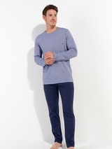 HOM Modal Comfort navy blue pajama