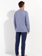 HOM Modal Comfort navy blue pajama