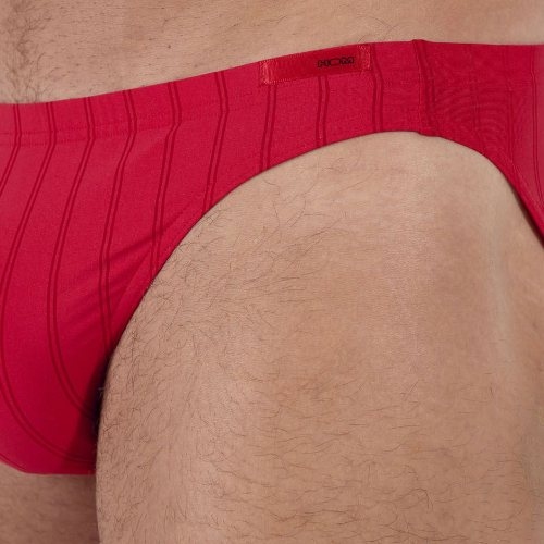 HOM Swimwear Nautical Cup red swim brief