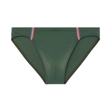 HOM Swimwear Nautical Cup khaki swim brief