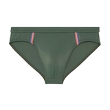 HOM Swimwear Nautical Cup khaki swim brief