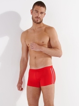 HOM Swimwear Nautical Cup red swim boxer