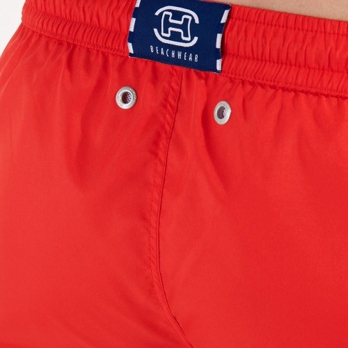HOM Swimwear Nautical Cup red swimshort