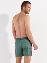 HOM Swimwear Nautical Cup khaki swimshort