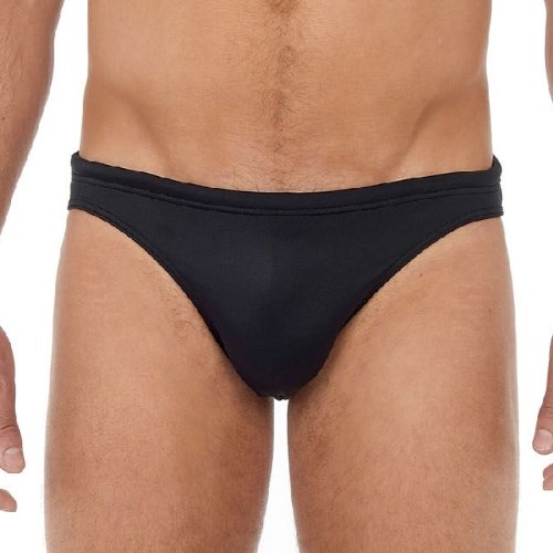 HOM Swimwear Sea Life black swim brief