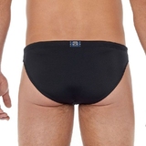HOM Swimwear Sea Life black swim brief