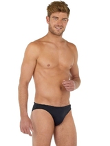 HOM Swimwear Sea Life black swim brief