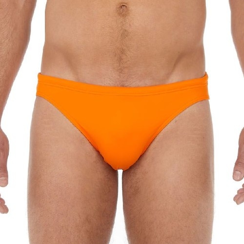 HOM Swimwear Sea Life orange swim brief