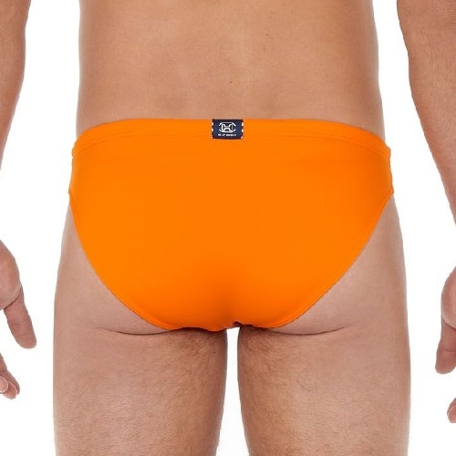 HOM Swimwear Sea Life orange swim brief