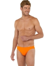 HOM Swimwear Sea Life orange swim brief